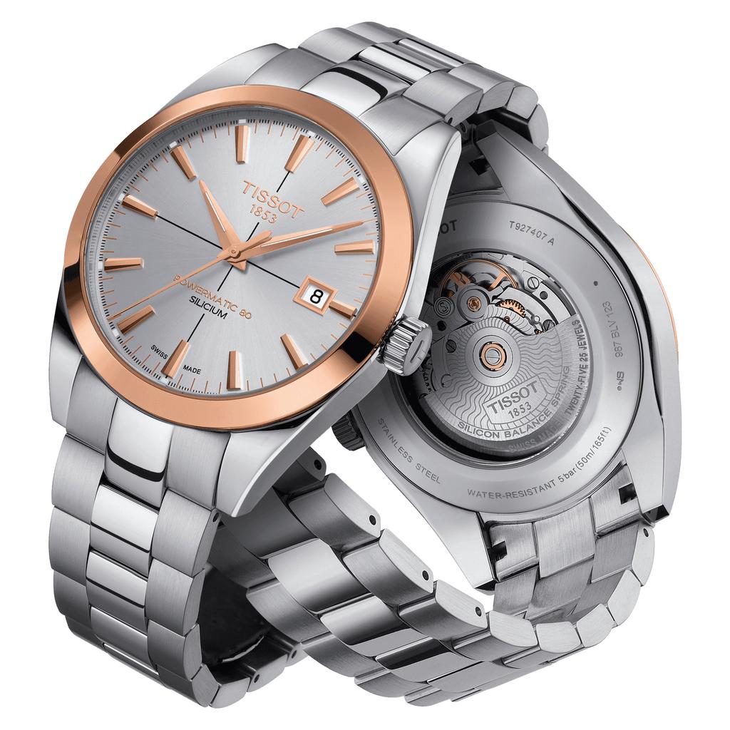 Tissot Stainless Steel Silver Dial Men's Fashion Watch T927.407.41.031.00