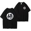 Summer Fashion Anime Son Goku Cosplay T-shirt Cotton Short Sleeve Tops Tee Loose Oversized Casual T Shirts Men Harajuku Clothing