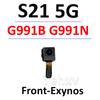 Haupt-Rückseite Ultra-Weitwinkel-Front-Selfie-Kamera Flexkabel für Samsung Galaxy S21 5G G991U G991B G991N G9910