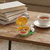 Charming Enamel Squirrel Fruit Designed Alloy Jewelry Box Jewelry Organizers Ideal For Gift Giving And Home Decors