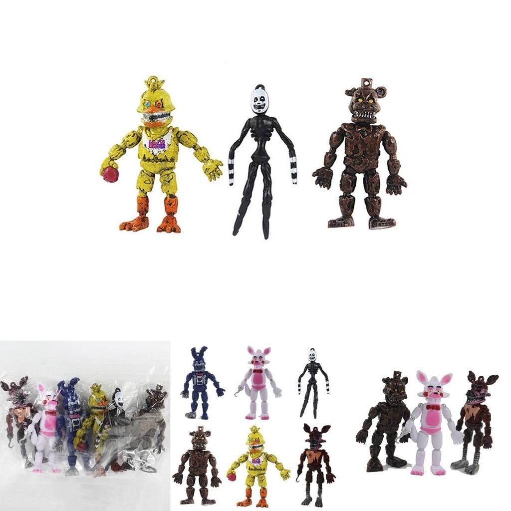 New Arrival 6pcs Fnaf Five Nights At Freddy's Miniature Game Collection