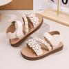 New Arrival Elegant Girls' Floral Princess Style Sandals Soft-Sole Sweet & Stylish Shoes for Toddlers Casual Kids Shoes Cute Girls Shoes
