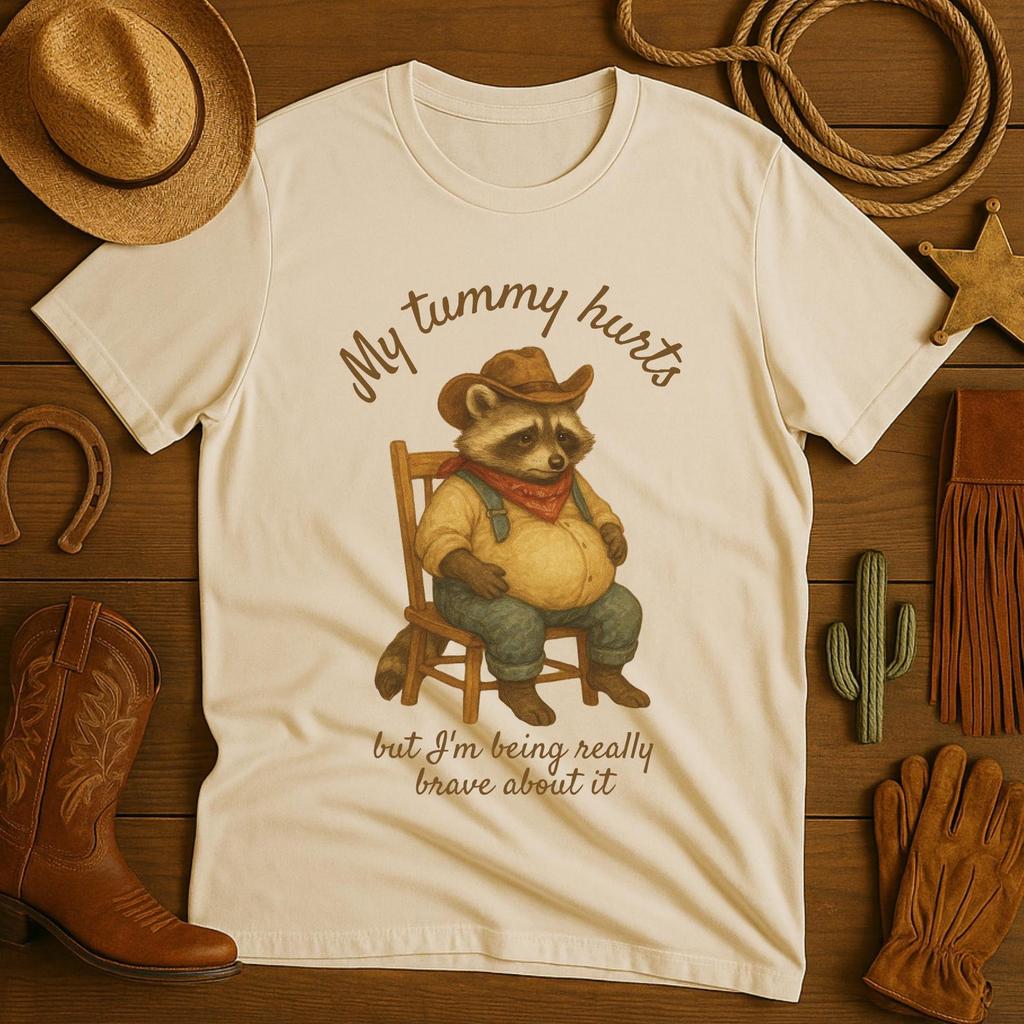 Funny Cowboy Raccoon Shirt – Cottagecore Western Animal Tee