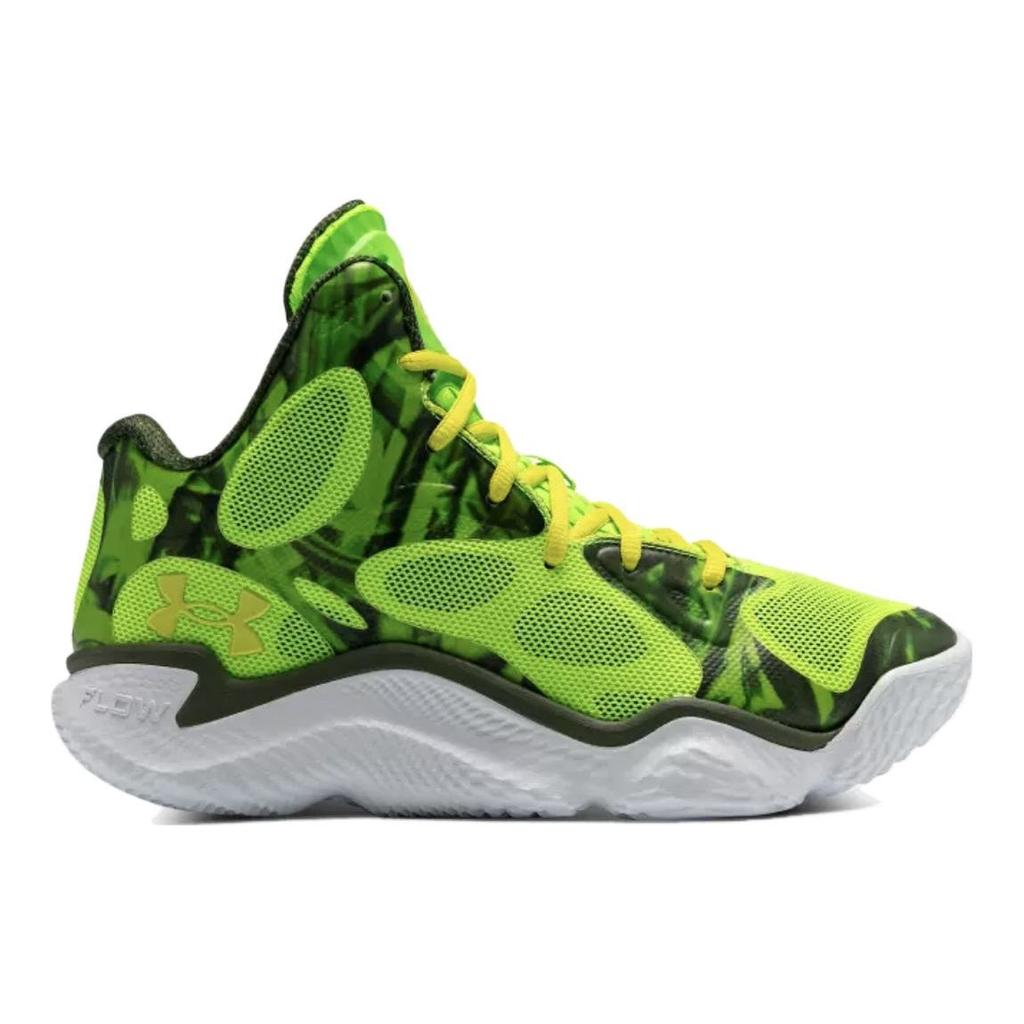 Curry Brand Curry Spawn FloTro Rileys Choice Unisex Sneakers Green Hyper-Green Rough 3026640-300