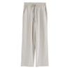 Women's Commuter Draped Solid Color Tie Pocket High Waist Wide Leg Casual Pants