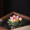 Zen Chinese Style Lotus Tabletop Incense Base Sleep Aid Lotus Censer Holder  For Household Aroma