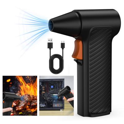 Luftgebläse, 110.000 U/min, einstellbare Geschwindigkeit, wiederaufladbarer bürstenloser USB-Motor, Haartrockner zum Abstauben, kompaktes tragbares Design, Tastaturreiniger