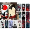Japanese Samurai Sword  Anime Phone Case For Samsung A17 A55 A16 A56 A35 A15 A53 A54 A33 A34 A25 A05S A52 A52S A07 A26 A06