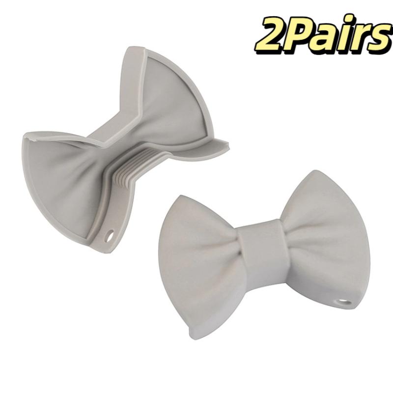 Kjøkkenklemme Anti skålding Sklisikkert håndtaksdeksel Kreativ matlaging Ovnhanske Gryteklips Kjøkken Gadgets Bueform Design Sløyfe