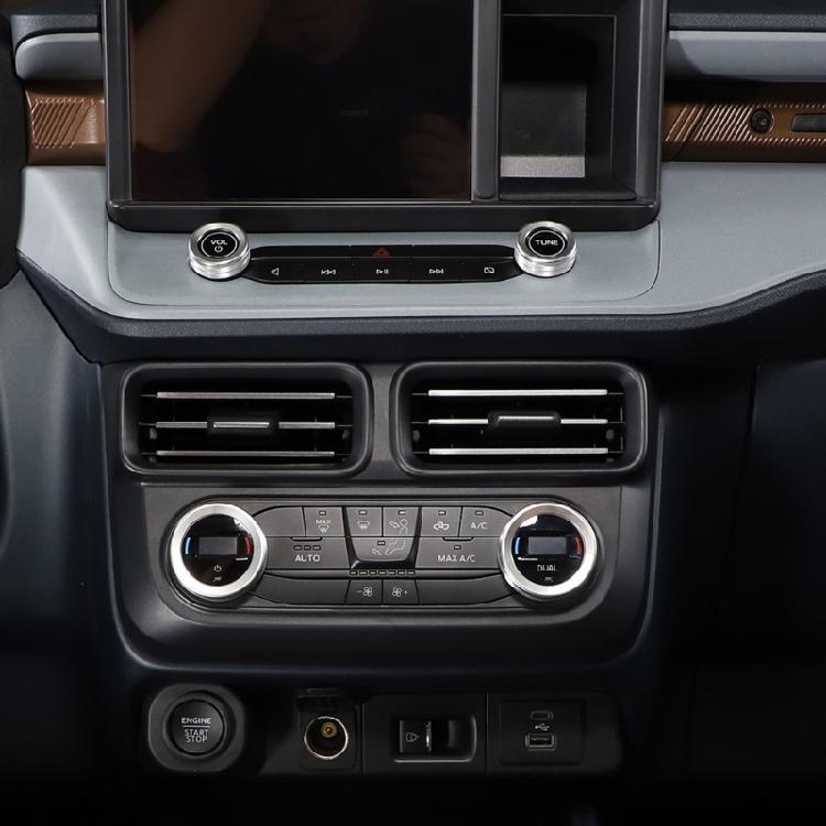 Colorful Car Center Control Air Conditioner Switches Cover Trims Button Rings