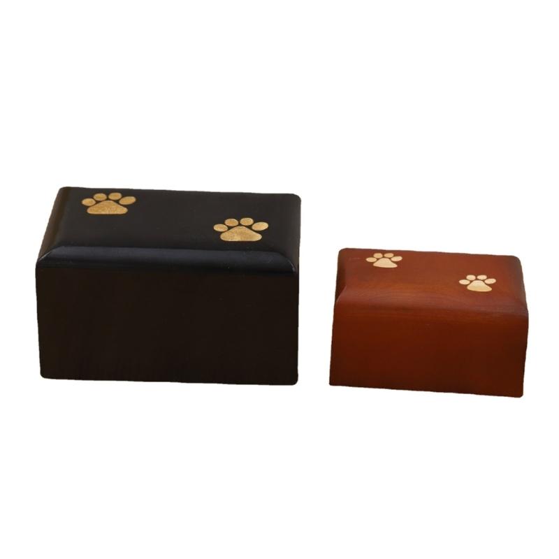 Dog Funeral Cremation Wood Urns for Ashes Pet Wood Memorial Urns Gifts Commemorate Love Funeral Cremation