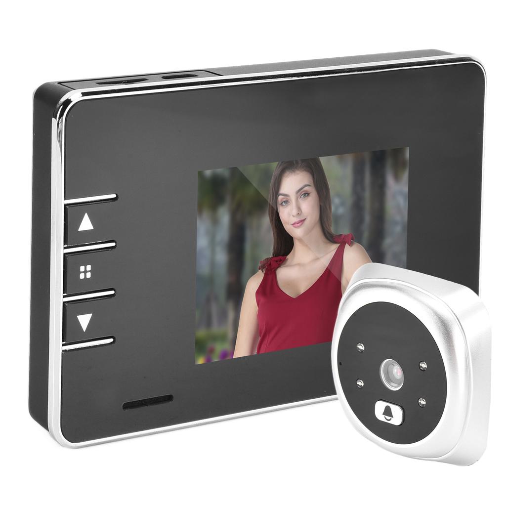 Smart Video Doorbell 2.7in TFT LCD Screen 120 Degrees  Wide Angle Infrared Night Vision Camera for Home