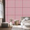 Wallpaper Fabric Pattern Red and Coral for Living Room and Bedroom 50x1000