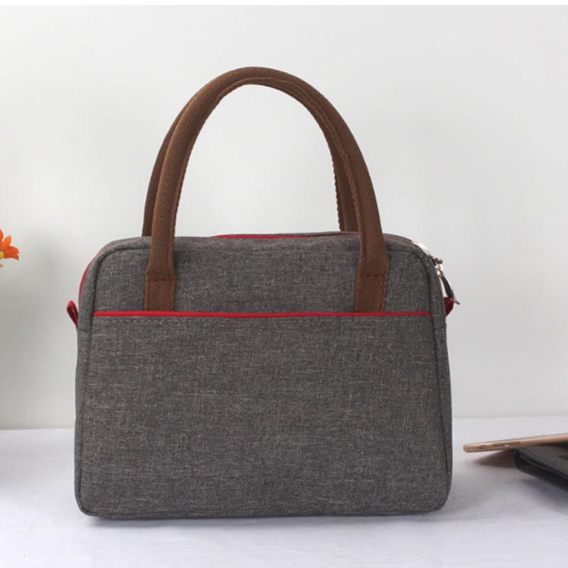 Portable Lunch Bag New Thermal Insulated Lunch Box Tote Cooler Handbag Bento Pouch Dinner Container School Food Bag