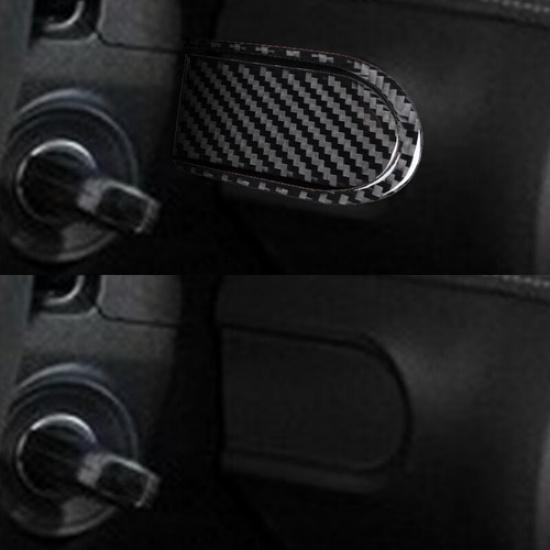 For Chevrolet Camaro 2010-2015 Carbon Fiber Steering Wheel Right Side Cover Trim