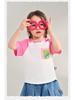 2025 Summer Girls' Cartoon T-Shirt - Short Sleeve, Cute Design