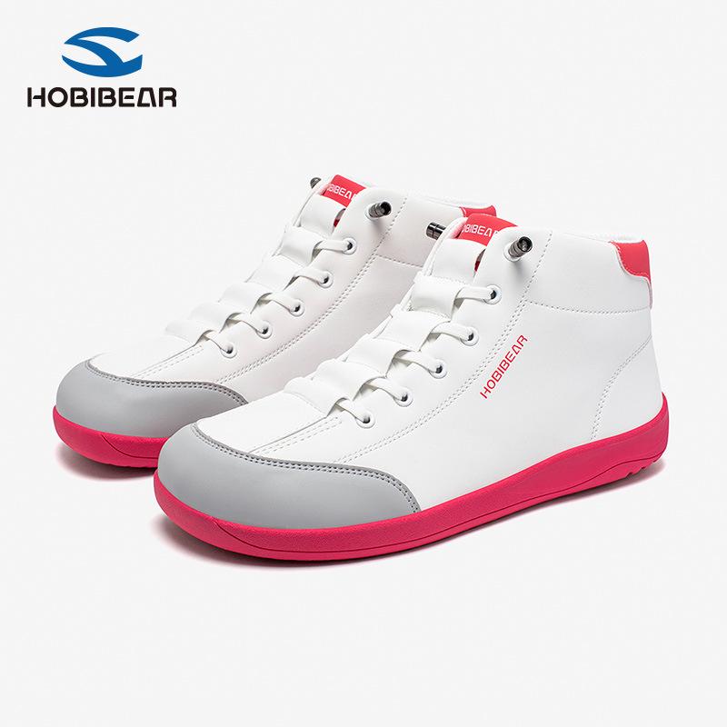

HOBIBEAR Wide Toe Synthetic Leather Ankle Boots - Slip-On Sneakers 37