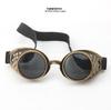European Steampunk Retro Goggles - Round Eye Mask Sunglasses for Halloween Party