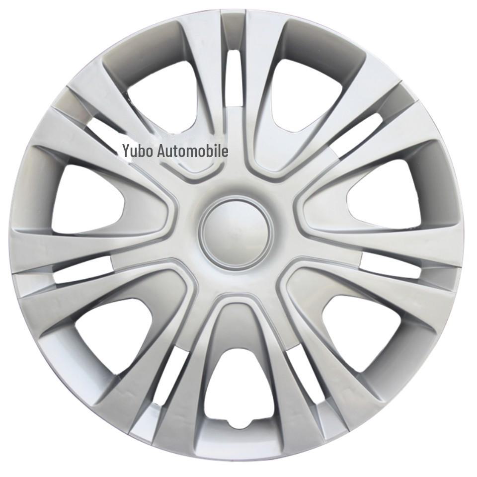 Car Wheel Hub Cover with Iron Steel Ring and Plastic Decorative Cover In Various Sizes 12-17 Inches.