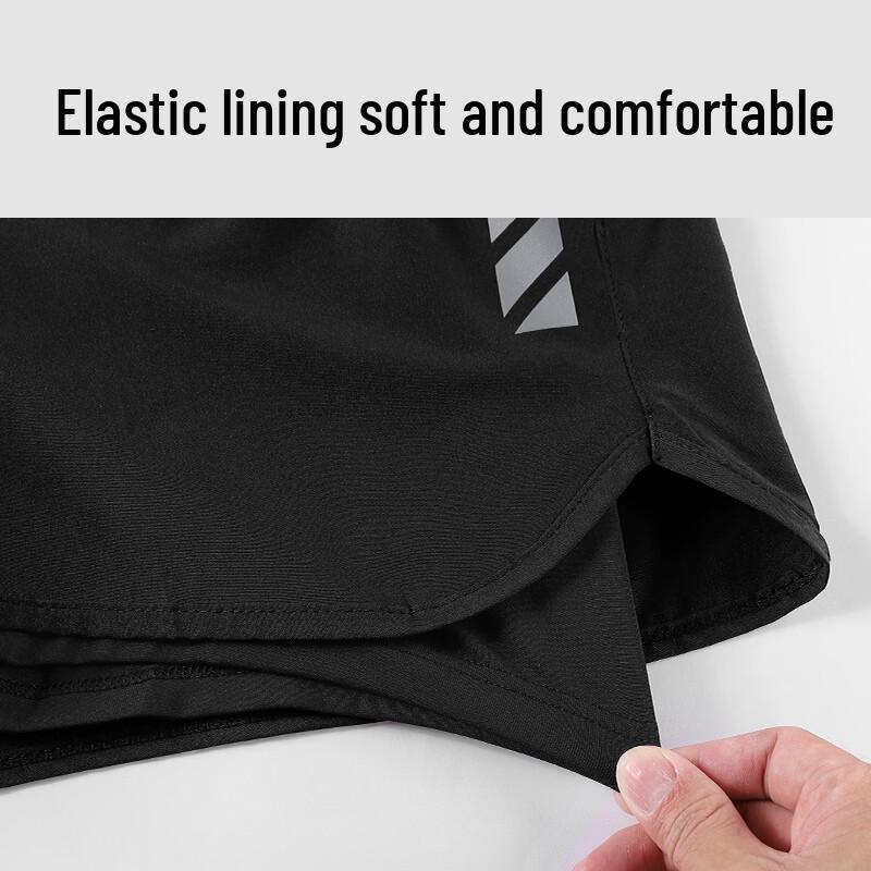 Set Costume da Bagno Uomo Split ad Asciugatura Rapida con Slip a Doppio Strato