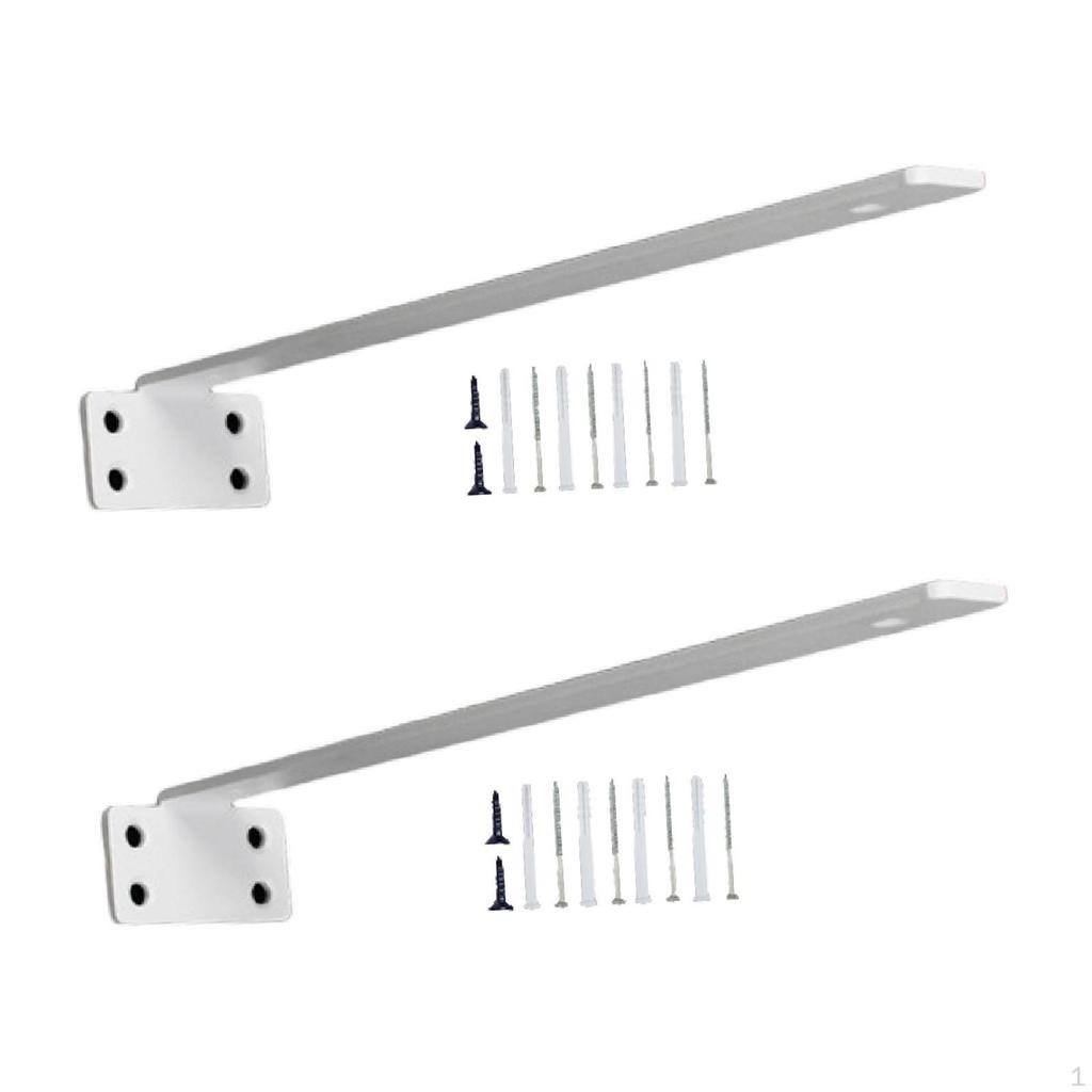 Staffe Decorative in Metallo per Mensole Supporto a Parete Robusto Invisibile Facile
