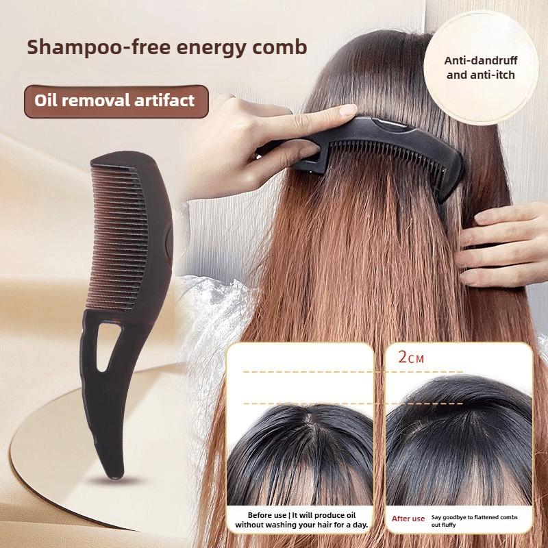 Massage Energy Comb Anti Itch and Anti Dandruff Fat Comb No Wash and Press Portable Hair Comb
