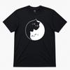 Yin Yang Cats Graphic T Shirt