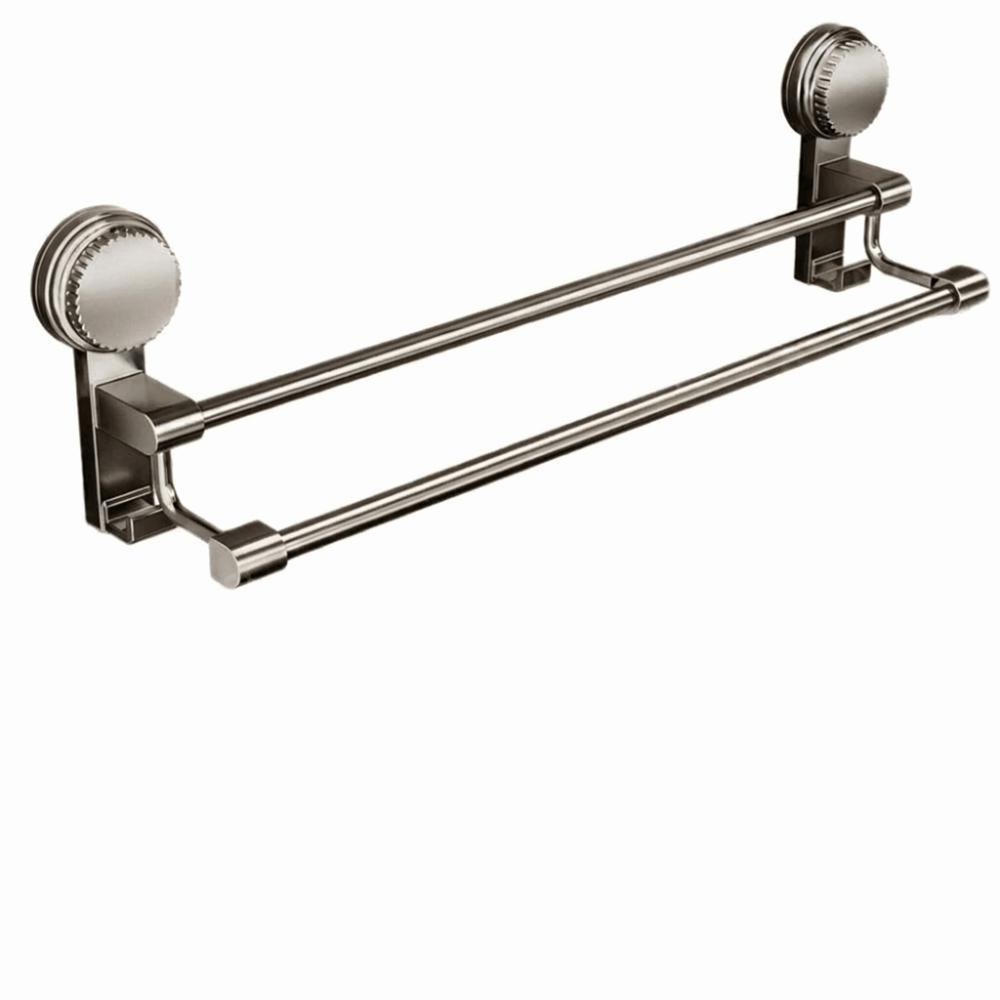 Suction Cup Style Towel Holder Wall-Mounted Towel Bar Towel Storage Rack  Apartment