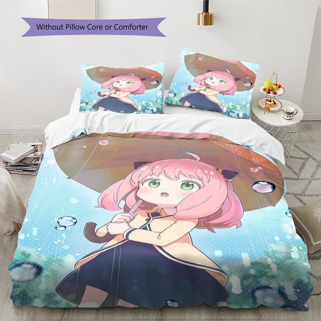 SPY×FAMILY Soft Comfortable Duvet Cover, Kids Bedding Set Gift, Size Multiple Sizes -HE1