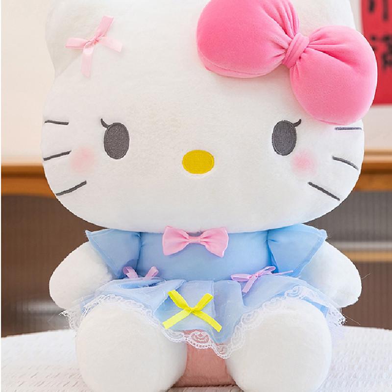 Cute Dress Bow Plush Doll Toy Pillow Children Toy For Gift Kid