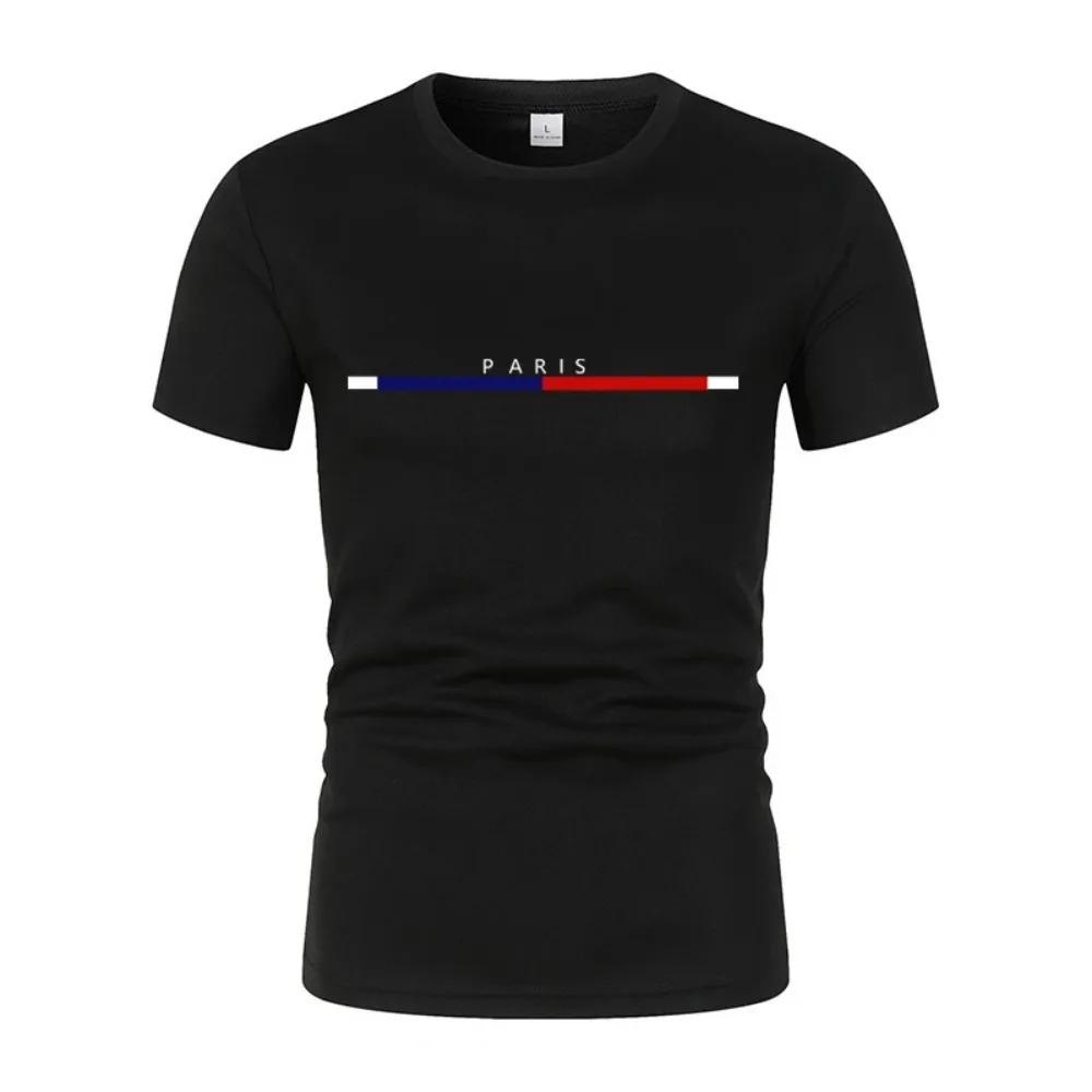 New Summer Men's Fashion Short Sleeve T-Shirt Casual Quick-Drying BreathableLoose Sports Top Hip-Hop Street Men's Clothing