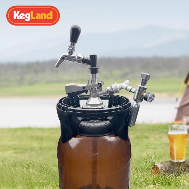 Kegland A/D/S Type Keg Coupler Stainless Connenctor with 2pcs Duotight KL06903 Beer Accessories Home Brewing