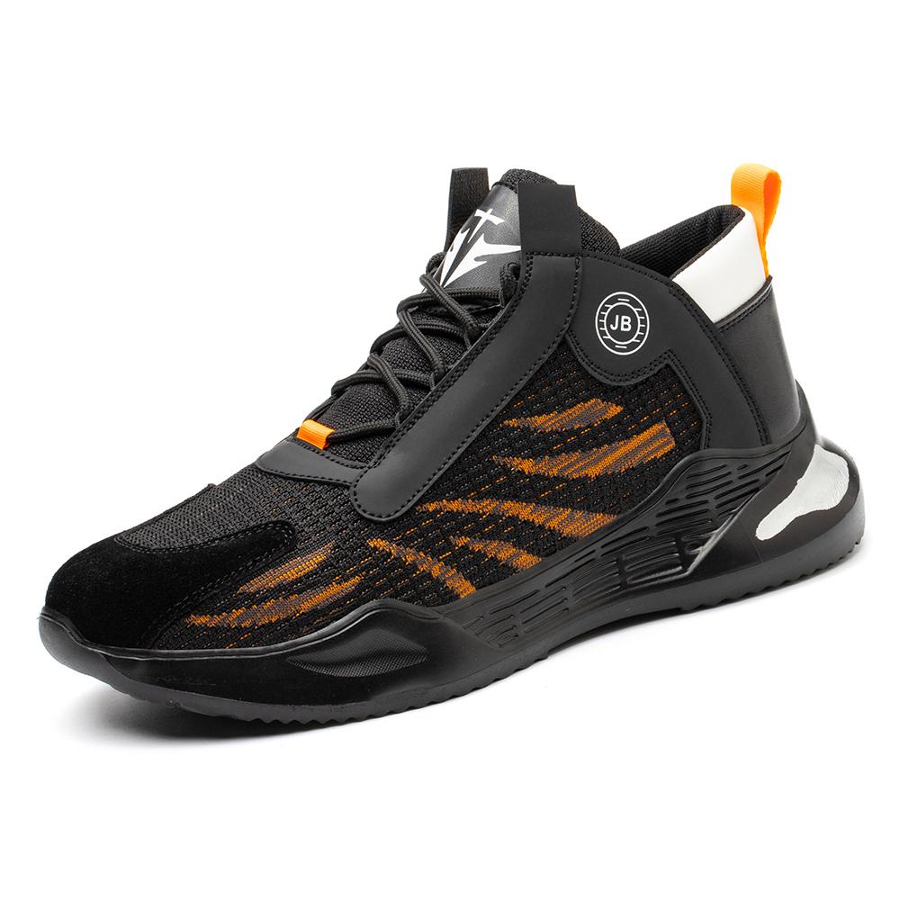 

JB780 2025 Горячая Распродажа Промышленные Защитные Ботинки Рабочие Стальной Носок Устойчивые К Проколам Защитные Ботинки Дышащие Черные Мужские Ботинки 38 оранжевый