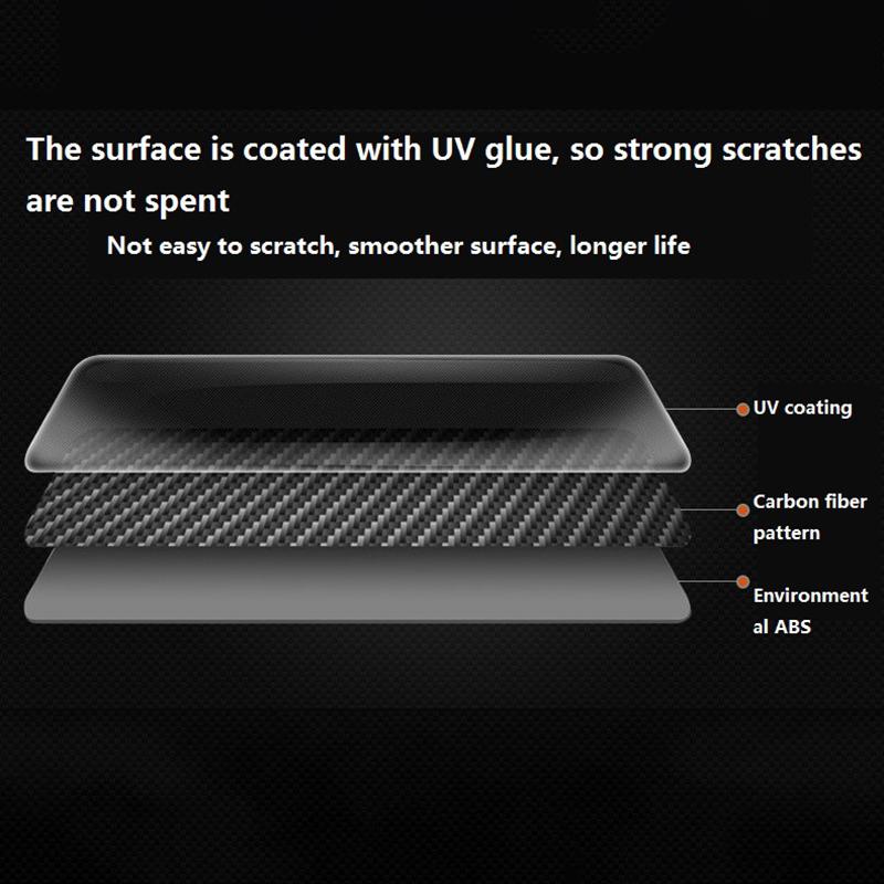 Carbon Fibre for Nissan Navara NP300 2016- Car Gear Shift Knob Frame Panel Decoration Cover Trim Sticker Accessories