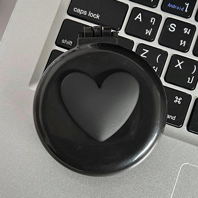 Складная массажная расческа-капибара с зеркалом, массажная головка, воздушная подушка, антистатическая, портативная, для путешествий, расчески для волос для девочек, инструмент для укладки