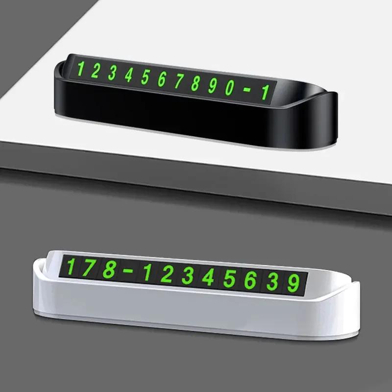 For Volkswagen 1Pcs Car Temporary Parking Card Plate Badge Car Styling For Volkswagen Golf Motion Touran Rline TDI R32 MK4 GTI J