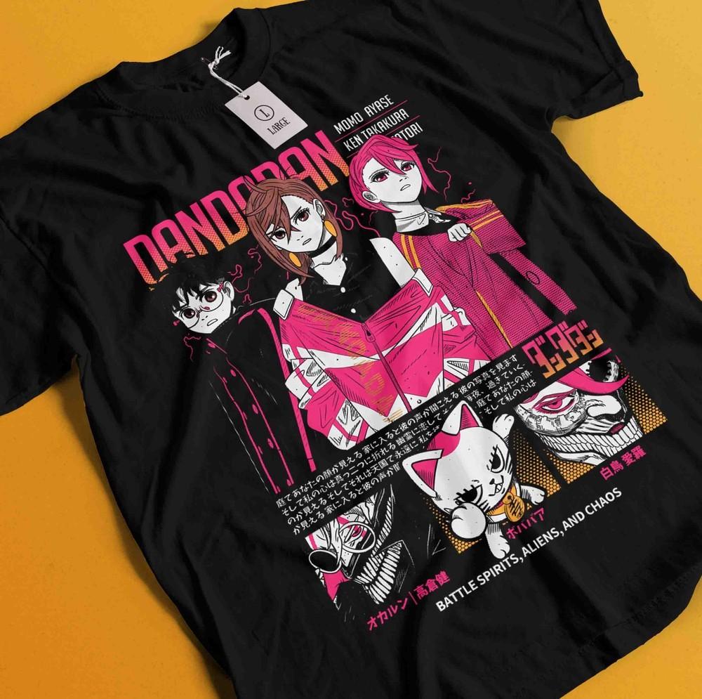 

Футболка Dan Da Dan Футболка Окарун Футболка Момо Аясэ Футболка Кен Футболка Турбо Джин Айра Сэйко L