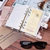 AxeWoodz 12pcs A6 Cash Envelopes Zipless Budget Envelopes Frosted PP Binder Pockets 2 Pocket Planner Erts for 6 Ring Binder