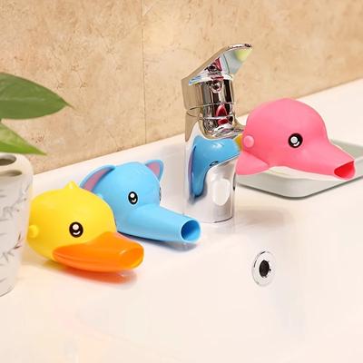 Cute Cartoon Faucet Extender for Toddlers Sink Extender for Kids Hand Washing Bathroom Sink Spout Wash Helper for Children Baby