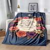 Mom's Heart And Love Blanket Suitable for Sofas,travel, Living Rooms Also a Good Gift for Friends and Family Suitable for All Seasons.