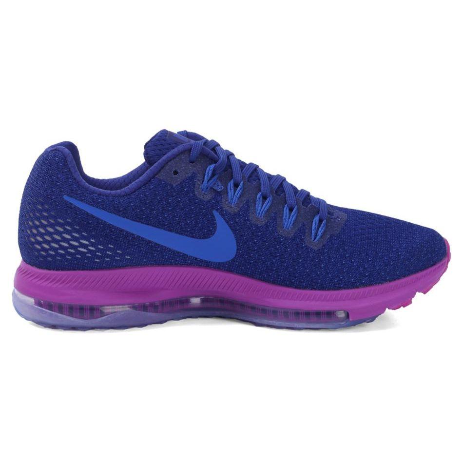 Nike All Out Zoom Durable Low Top Running Shoes Women Sneakers Blue 878671-404