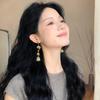 Elegant Retro Forest Style Eucalyptus Earrings: Unique Niche Design for Women