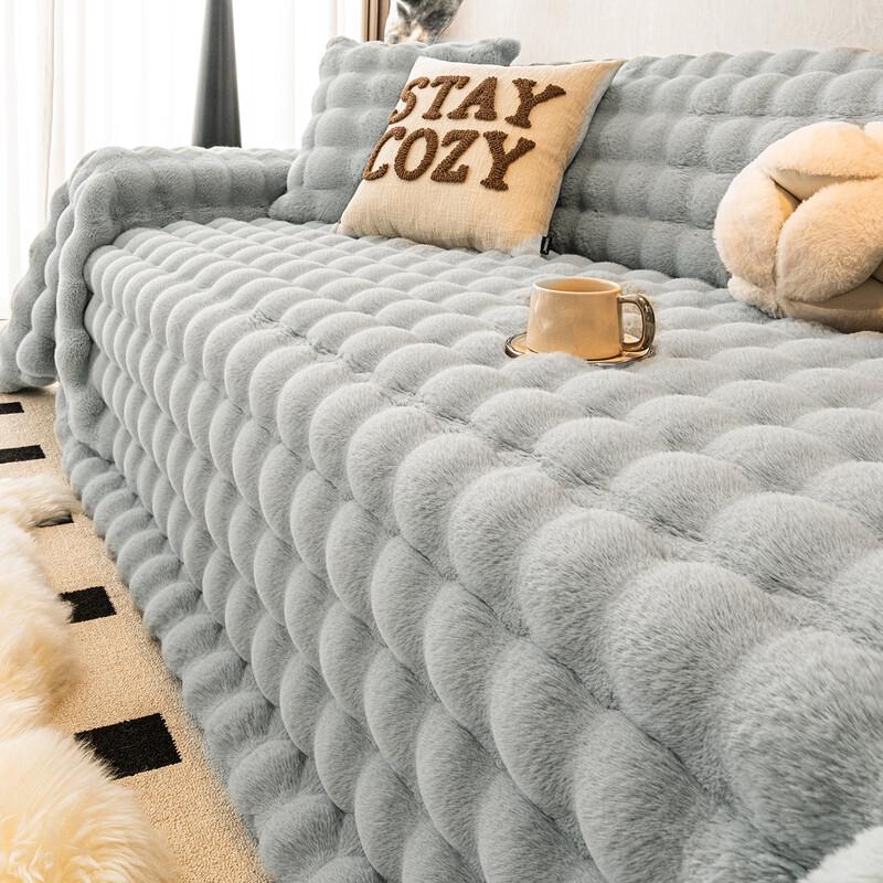 Hantun Dickes Plüsch Anti-Kratz Sofabezug