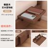 Simple Wall-Mounted Foldable Nightstand Compact Space-Saving Bedside Table with Cup Holder for Dorm Upper Bunk Shelf