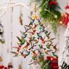 Hummingbird Christmas Ornament Colorful Stack Bird Simulated Bird Decoration Pendant Hanging Tree Ornaments Christmas Decor