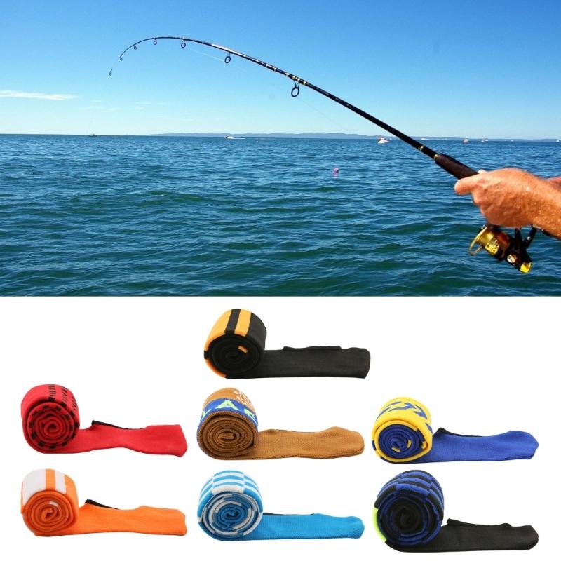 Fishing Rod Sleeve Rod Cover, Elastic Fishing Rod Sock for Protecting Fishing Rod, Protector Poles Gloves Fishing Tools