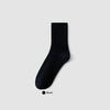 Women's Boneless Socks - Medium Tube, Non-Cotton, Spring/Autumn Style, Black & White, Summer Long Net Red Ins Tide.