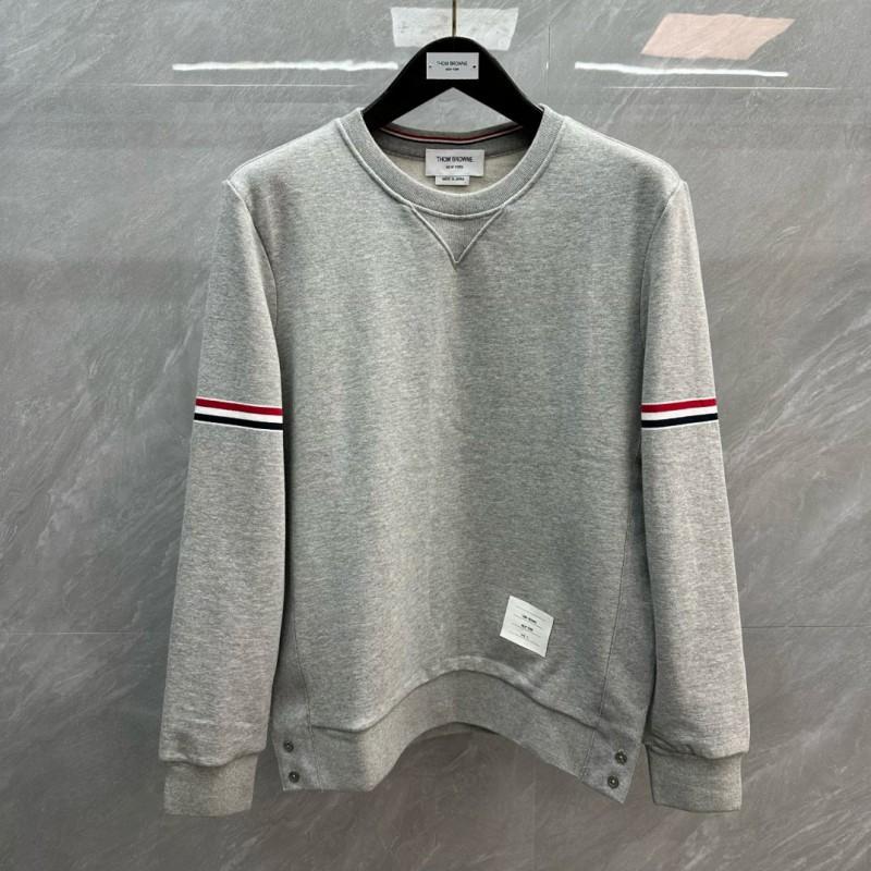 Unisex Cotton Terry Loopback Hooded Crewneck Sweatshirt Set Casual Outfit Youth