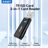 EAGET CR01  High-Speed Aluminum Alloy Card Reader USB Interface Memory Card Reader with Support for TF Card