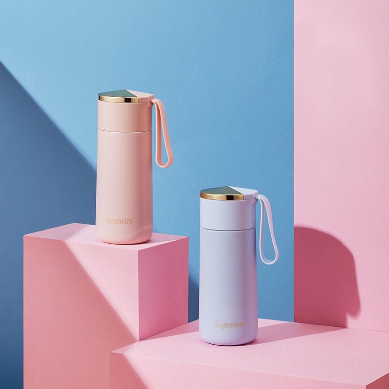 Intelligence Thermos Cup 180ml Vacuum Flasks Portable Stainless Steel Thermos Cup Water Bottle Travel Tea Mug Office Thermos Cup